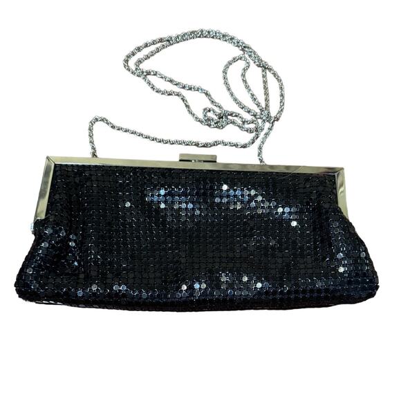 Black Sparkle Evening Clutch La Regale - Picture 2 of 6